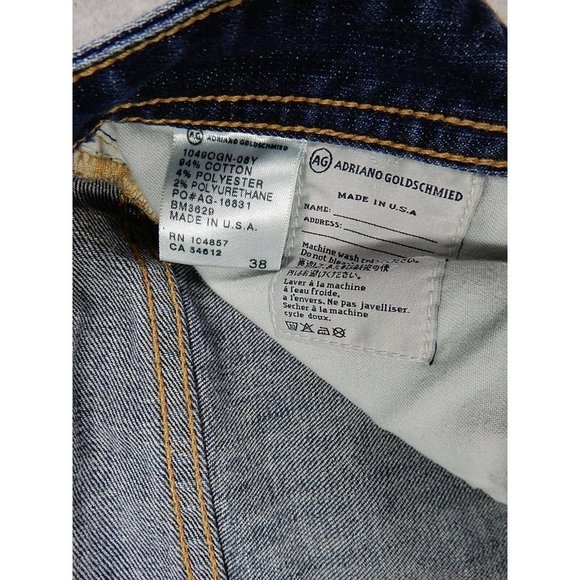 Adriano Goldschmied THE PROTEGE Straight Leg Casual Jeans (Men's 38x29) - Picture 3 of 5